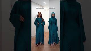 Hijabi girl vs Non Hijabi girl muslimah hijab hijabstyle trending turkishabaya youtubeshorts [upl. by Eelaroc]