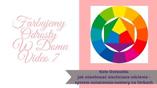 System kolorów Ostwaldapomoże CI czytać numerki na farbach⭐️jak niwelować niechciane odcienie⭐️ [upl. by Olegnalehcim]