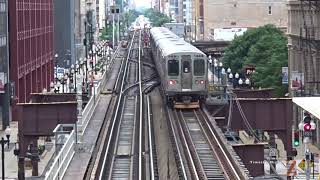 The Elevated Train in Chicago Illinois 2021 [upl. by Yenruoc764]