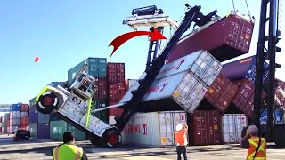 40 Dangerous Heavy Forklift Operator Fails  Best Idiots Excavator Dozer amp Truck FAILS Compilation [upl. by Genie]