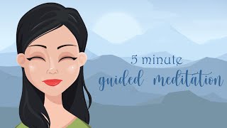 Relax Your Body amp Your Mind  5 Minute Guided Meditation [upl. by Ahsertal822]