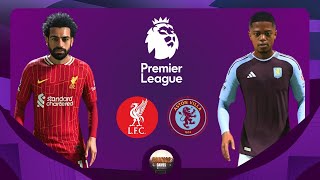 Liverpool X Aston Villa  Premier League  4K  PS5™ [upl. by Diego]