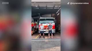 Australia fires Firefighters dance on TikTok to raise spirits [upl. by Anire]