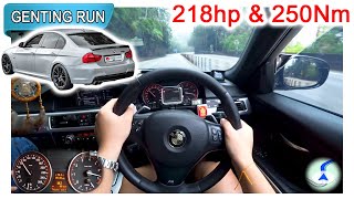 Part 22  E90 BMW 325i Sport LCI  Malaysia POV Genting Run 冲上云霄 CC Subtitle [upl. by Suraved829]