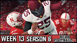 NCAA Football 14 Dynasty Week 13  2 Nebraska  Divison Title Game Season 6 [upl. by Bolton584]