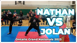 Jr Black Belt Point Fighting Finals  Ontario Grand Nationals 2023 Karate [upl. by Teryl]