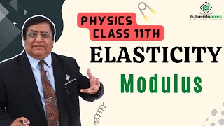 Class 11th – Elasticity – Modulus  Elasticity  Tutorials Point [upl. by Shiekh791]