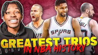 I Put The TOP Trios In History in NBA 2K22 [upl. by Ylam354]