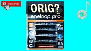 ORIG vs FAKE Eneloop Batteries  JayampJane Photography  shorts [upl. by Ilak]