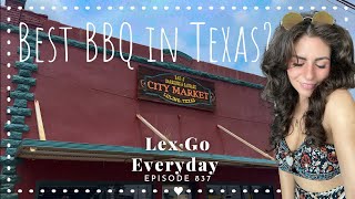 Best BBQ in Texas  Visiting Luling Texas  Travel Vlog to Texas [upl. by Nawek]