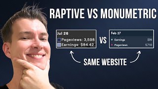 RAPTIVE vs MONUMETRIC I Moved My Website And Now Earn X Times More [upl. by Kubetz227]