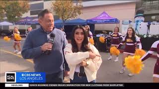 KCAL NEWS LOS ANGELES CHIPS FOR KIDS DECEMBER 4 [upl. by Dart]