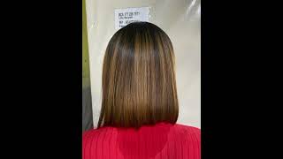 Smoothing keratin rambut kering dan bleaching [upl. by Elleoj199]