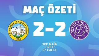 MAÇ ÖZETİ  TFF 3 Lig 1 Grup  Talasgücü Belediyespor 2 2 52 Orduspor FK [upl. by Aivatan940]