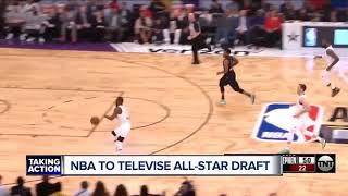 NBA to televise AllStar draft [upl. by Felske126]