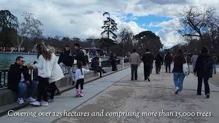 PARQUE DEL RETIRO MADRID SPAIN🇪🇦 famouspark madridspain buhayabroad [upl. by Idoc]