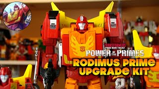 Power of the Primes Rodimus Prime UPGRADE KIT [upl. by Hearsh]