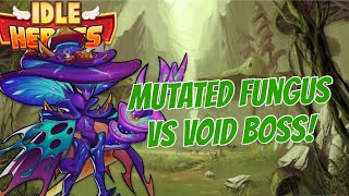 Mutated Fungus and Forest team VS Void Boss idleheroes [upl. by Kellyn]