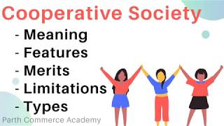 Cooperative Society Meaning features Merits amp Limitations Types Class 11th Business Studies CBSE [upl. by Eugor8]