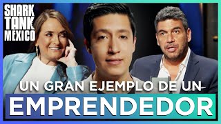 ¡Un gran emprendedor con tan solo 21 años  Shark Tank México [upl. by Henson]