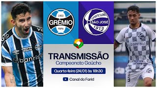 AO VIVO GRÃŠMIO X SÃƒO JOSÃ‰POA 2401 GAUCHÃƒO 2024  FARID REAGINDO AO JOGO [upl. by Ozner]