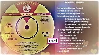 P Ramlee amp Saloma  Taman Ferdausi Ahmad NawabA R Tompel  1966 [upl. by Nayrb]