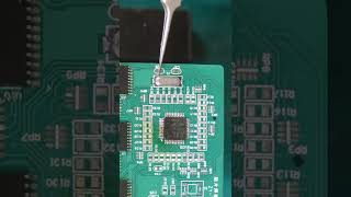 Solder for beginner  How to solder  Soldering tutorial  Solder a crystal oscillator [upl. by Rtoip620]