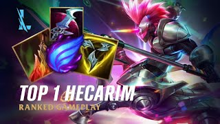 Wild Rift HECARIM  TOP 1Arcade Hecarim S14 Ranked Gameplay  Build [upl. by Enos]