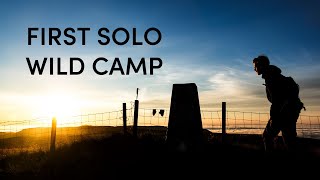 FIRST SOLO Wild Camp Hiking and Photography on the Highest Hill in Scotlands Campsie Fells [upl. by Fey408]