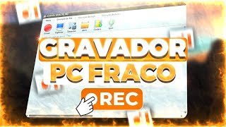 O MELHOR GRAVADOR DE TELA PARA PC FRACO Grátis [upl. by Tuckie]