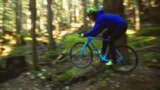 Yoann Barelli Shreds a Downhill MTB Track on a Cyclocross Bike [upl. by Kerrin]