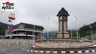 Centrum Brinchang Cameron Highland Clock Tower  menara jam Brinchang Cameron Highlands tower clock [upl. by Cherice]