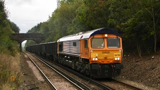 66799 passes Frant working the Last GBRf operated Mountfield gypsum flow  30924 [upl. by Wolcott]