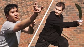 Shaolin Forms  Double Broadswords amp Eagle Claw [upl. by Elokkin]