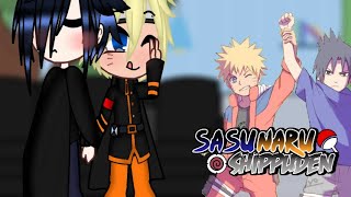 Sasuke and Naruto react to Themselves SasuNaru [upl. by Leunas]