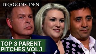 Top 3 Pitches From Parent Entrepreneurs  Vol1  COMPILATION  Dragons Den [upl. by Hanleigh755]