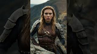 Scarlett Johansson as Barbarian queen shorts scarlettjohansson aigenerated barbar history [upl. by Wendelina35]