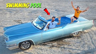 Swimming Pool Inside Car  कार में बनाया स्विमिंग पूल [upl. by Mireielle]