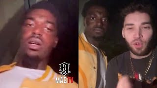 quotBiggest Smacker In Browardquot Kodak Black Gives Adin Ross A Hood Pass 😡 [upl. by Chellman]