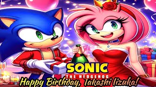 Sonic Happy Birthday Takashi Iizuka Lets Talk SEGA NEWS [upl. by Moishe]