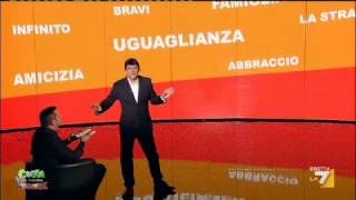 Crozza nel Paese delle Meraviglie  CROZZA  RENZI IL NIENTALISTA [upl. by Andrews152]