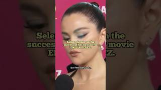 Selena Gomez on possible OSCAR nomination and the success of Emilia Pérez [upl. by Lashonde838]