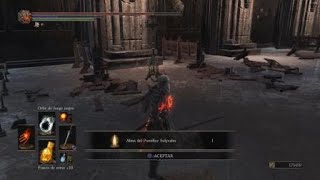 Pontífice Sulyvahn con Anri de Astora NG DARK SOULS™ III [upl. by Dasi]