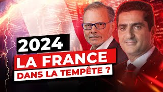 M Touati et P Béchade  Dette publique crise immobilière tensions sociales  que réserve 2024 [upl. by Esiouqrut]