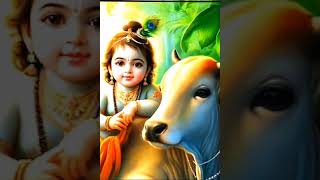 भगवान श्री कृष्ण ने गाय से पूछा trending viralmotivation krishna play [upl. by Philis164]