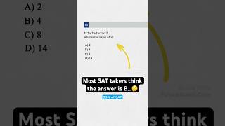 99 of SAT takers get this wrong… it’s not 4👀 digitalsat satprep [upl. by Ulland569]