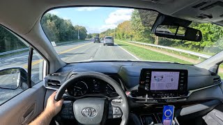 2023 Toyota Sienna LE Hybrid  POV Test Drive  060 [upl. by Baillieu295]