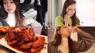 일상 vlog  에그민 아직 청춘이네 feat사랑니  명동칼국수 부대찌개 옛날도시락 등갈비 돼지꼬리 감자탕 방어회 김치전 치킨마요  홈쿡  언박싱 [upl. by Switzer]