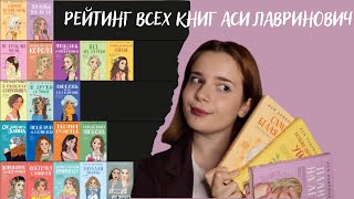 Рейтинг ВСЕХ книг Аси Лавринович [upl. by Nadnarb]