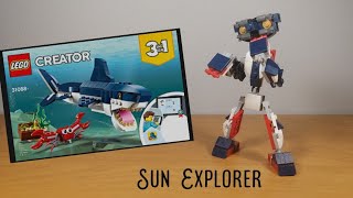 Lego 31088 alternate build Sun Explorer [upl. by Aicinad105]